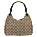 GUCCI GG Canvas Hand Bag Beige 106495 Auth 177964A-2