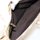 GUCCI GG Canvas Shoulder Bag Beige Gold Auth 177967A-11