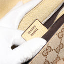 GUCCI GG Canvas Shoulder Bag Beige Gold Auth 177967A-12