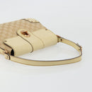 GUCCI GG Canvas Shoulder Bag Beige Gold Auth 177967A-7