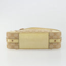 GUCCI GG Canvas Shoulder Bag Beige Gold Auth 177967A-5