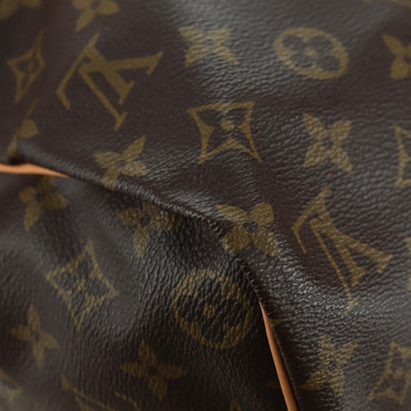 LOUIS VUITTON Monogram Sac Souple 45 Boston Tasche M41624 LV Auth 177968SAV