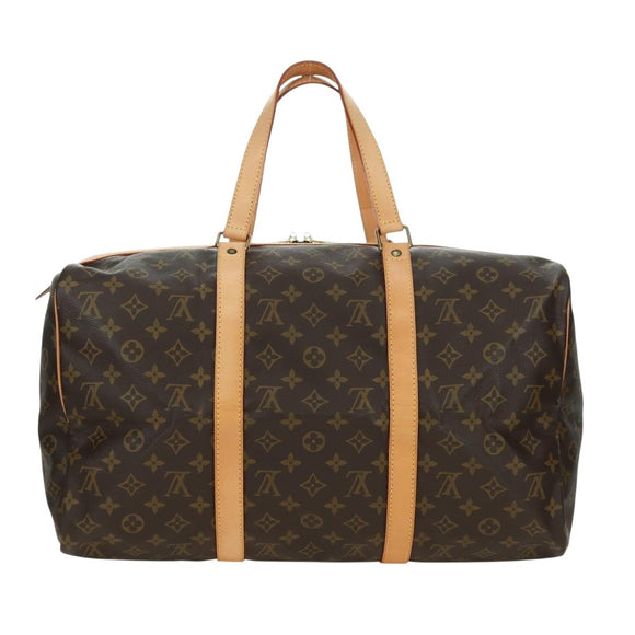 LOUIS VUITTON Monogram Sac Souple 45 Boston Tasche M41624 LV Auth 177968SAV