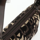 CELINE Shoulder Bag Velor Brown Auth 177970A-6