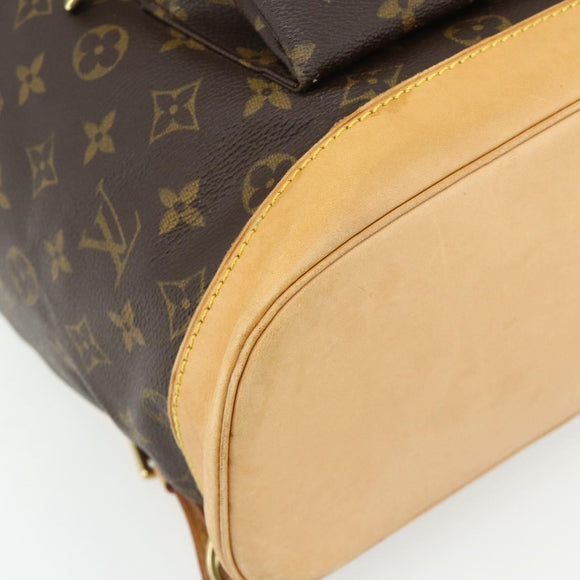 LOUIS VUITTON Monogram Montsouris GM Backpack M51135 LV Auth 177973