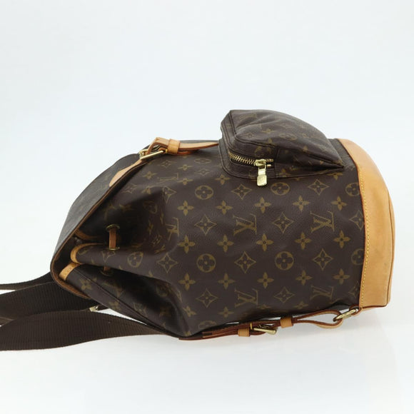 LOUIS VUITTON Monogram Montsouris GM Backpack M51135 LV Auth 177973