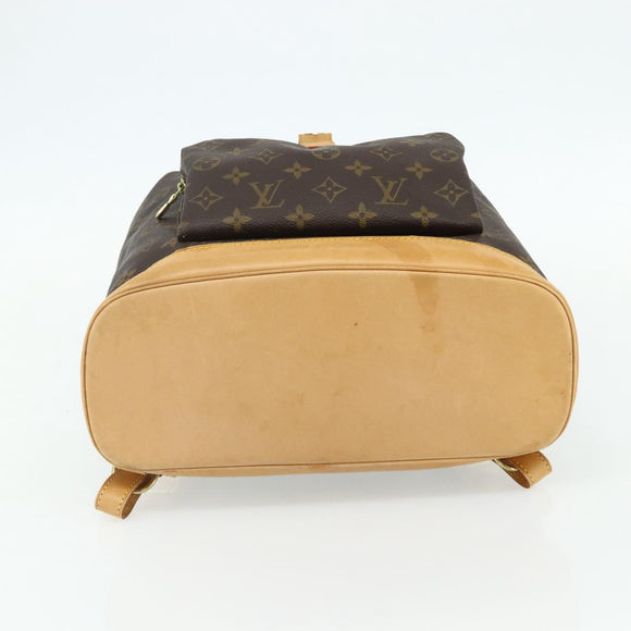 LOUIS VUITTON Monogram Montsouris GM Backpack M51135 LV Auth 177973