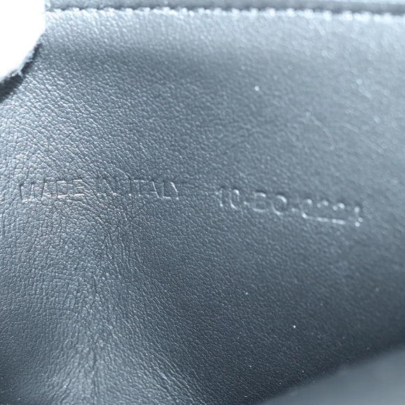 Christian Dior Trotter Canvas Nektasje Zwart Zilver Auth 177974M