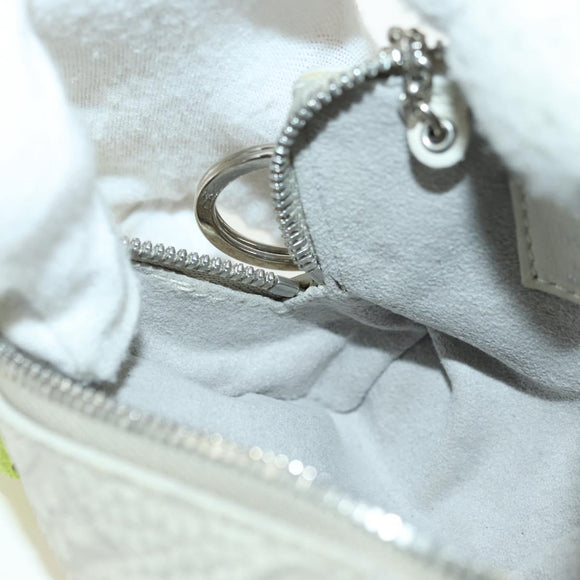 LOUIS VUITTON Taurillon Clemence Climbing Pouch Gray MP3383 LV Auth 177975M