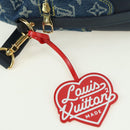 LOUIS VUITTON Monogram Denim Drip Japanese Cruiser Bag Blue M45970 Auth 177977SM-18