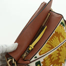 LOEWE Puzzle Bag Small Hammock Hand Bag Leather Brown Gold Auth 177978SM-22