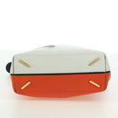 LOEWE Shoulder Bag Leather 2way White Gold Auth 177982SM-12