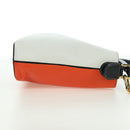 LOEWE Shoulder Bag Leather 2way White Gold Auth 177982SM-5