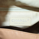 CHANEL Matelasse Chain Backpack Lamb Skin Beige Silver CC Auth 177984SAV-21