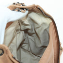 CHANEL Matelasse Chain Backpack Lamb Skin Beige Silver CC Auth 177984SAV-24