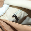 CHANEL Matelasse Chain Backpack Lamb Skin Beige Silver CC Auth 177984SAV-25