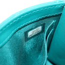 CHANEL Matelasse Chain Mini Trendy CC Bag Lamb Skin Green Gold CC Auth 177985SAV-23