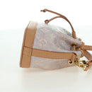LOUIS VUITTON monogram laminated Jacquard Nano Noe Bag Pink M82427 Auth 177989SM-5