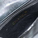 CHANEL COCO Mark Chain Shoulder Bag Patent leather Black Gold CC Auth 177993-16
