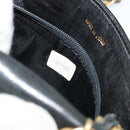 CHANEL COCO Mark Chain Shoulder Bag Patent leather Black Gold CC Auth 177993-22