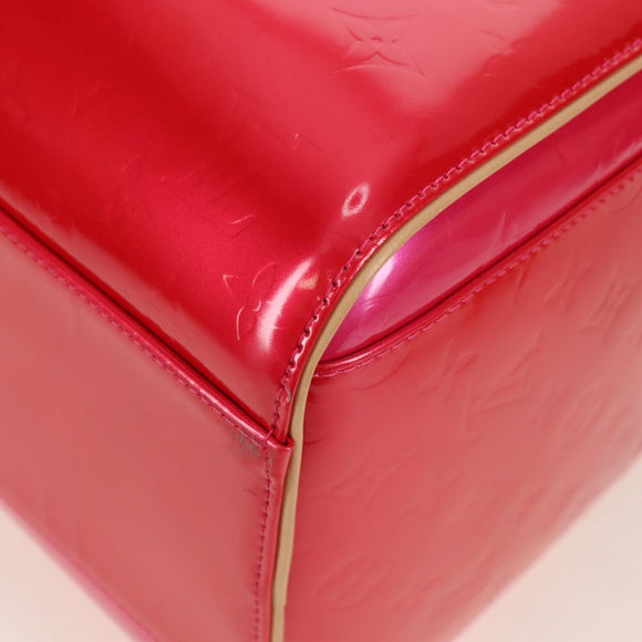 LOUIS VUITTON Monogram Vernis Mercer Boston Bag Fusha Pink LV Auth 177997SAV