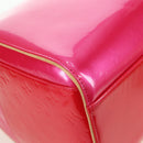 LOUIS VUITTON Monogram Vernis Mercer Boston Bag Fusha Pink LV Auth 177997SAV-16