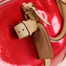 LOUIS VUITTON Monogram Vernis Mercer Boston Bag Fusha Pink LV Auth 177997SAV-18