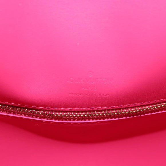 LOUIS VUITTON Monogram Vernis Mercer Boston Bag Fusha Pink LV Auth 177997SAV