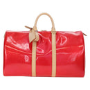 LOUIS VUITTON Monogram Vernis Mercer Boston Bag Fusha Pink LV Auth 177997SAV-13