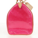 LOUIS VUITTON Monogram Vernis Mercer Boston Bag Fusha Pink LV Auth 177997SAV-4