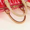 LOUIS VUITTON Monogram Vernis Mercer Boston Bag Fusha Pink LV Auth 177997SAV-7
