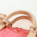 LOUIS VUITTON Monogram Vernis Mercer Boston Bag Fusha Pink LV Auth 177997SAV-14