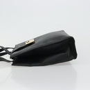 GUCCI Hand Bag Leather Black Gold 002 0347 200110 Auth 178003A-5