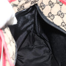 GUCCI GG Canvas Tote Bag Navy Silver 019 0402 3754 Auth 178006-19