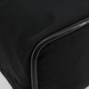 CELINE Circle Hand Bag Nylon Black Gold Auth 178011A-14