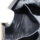 CELINE Macadam Canvas Pouch PVC Leather Brown Gold Auth 178013V-20