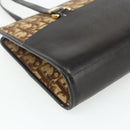 Christian Dior Trotter Canvas Hand Bag Beige Gold Auth 178014-14