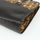 Christian Dior Trotter Canvas Hand Bag Beige Gold Auth 178014-15