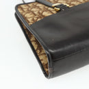 Christian Dior Trotter Canvas Hand Bag Beige Gold Auth 178014-16