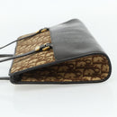 Christian Dior Trotter Canvas Hand Bag Beige Gold Auth 178014-3