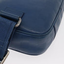 LOUIS VUITTON Damier Infini Ambreil Bag Leather Blue N41354 LV Auth 178019A-18