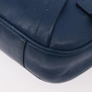 LOUIS VUITTON Damier Infini Ambreil Bag Leather Blue N41354 LV Auth 178019A-19