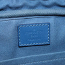 LOUIS VUITTON Damier Infini Ambreil Bag Leather Blue N41354 LV Auth 178019A-21