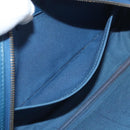 LOUIS VUITTON Damier Infini Ambreil Bag Leather Blue N41354 LV Auth 178019A-24