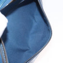 LOUIS VUITTON Damier Infini Ambreil Bag Leather Blue N41354 LV Auth 178019A-25
