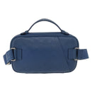 LOUIS VUITTON Damier Infini Ambreil Bag Leather Blue N41354 LV Auth 178019A-2