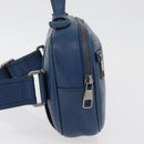 LOUIS VUITTON Damier Infini Ambreil Bag Leather Blue N41354 LV Auth 178019A-4