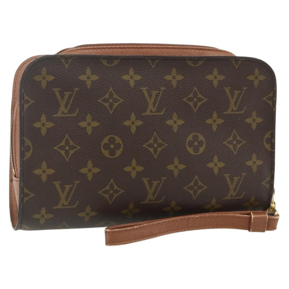 LOUIS VUITTON Monogram Orsay Clutch Bag M51790 LV Auth 178021