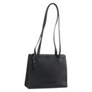 CHANEL Tote Bag Caviar Skin Black Gold CC Auth 178022-1