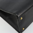 CHANEL Tote Bag Caviar Skin Black Gold CC Auth 178022-11